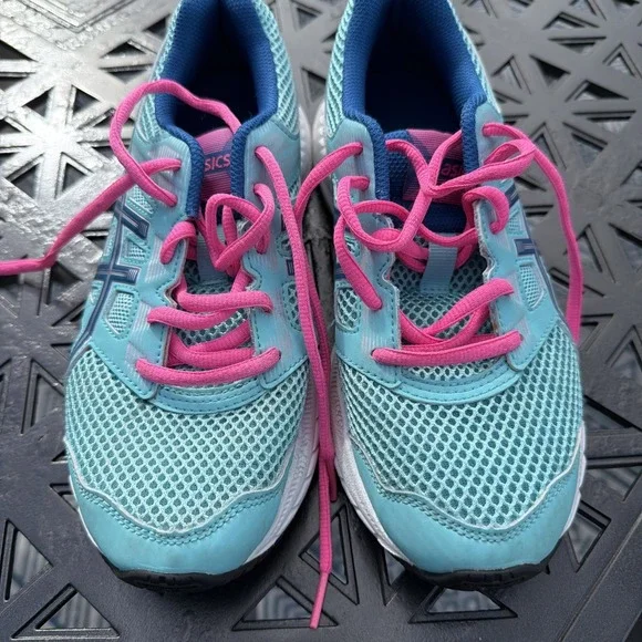 ASICS Contend 5 Women's Running Shoes Size 5.5  Teal - Picture 2 of 7